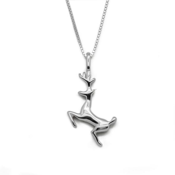 Модный простой подарок Cute Deer Элегантное ожерелье из стерлингового серебра 925