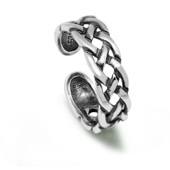 Air Mesh Adjustable 925 Sterling Silver Ring