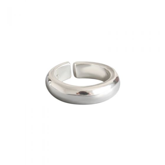 Simple  990 Sterling Adjustable Ring