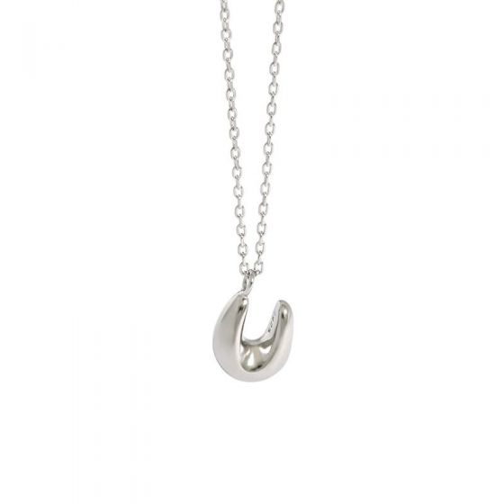Подарок U-образное ожерелье из стерлингового серебра 925 пробы