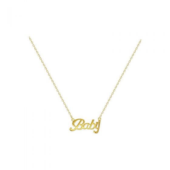 Baby Letters Gift 925 Sterling Silver Necklace