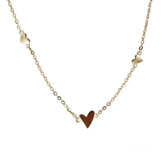 Girl Heart Chain Love 925 Sterling Silver Necklace