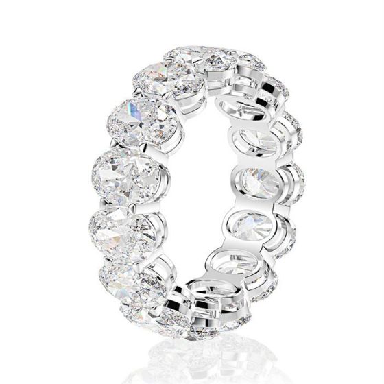 Elegant Oval 5A CZ 925 Sterling Silver Ring