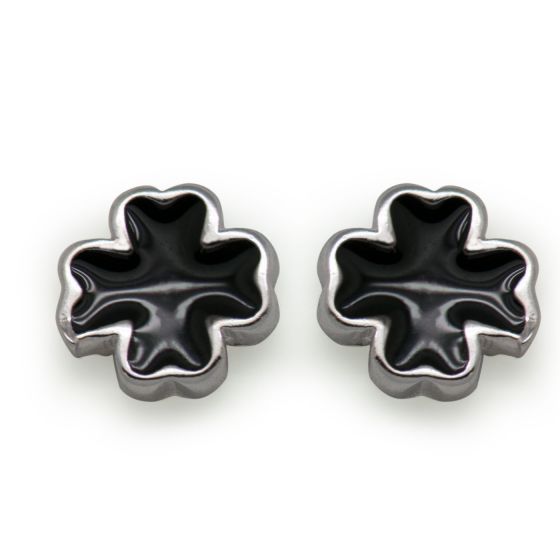 Fashion nable Simple Ten Cross 925 Sterling Silver Studs Earrings