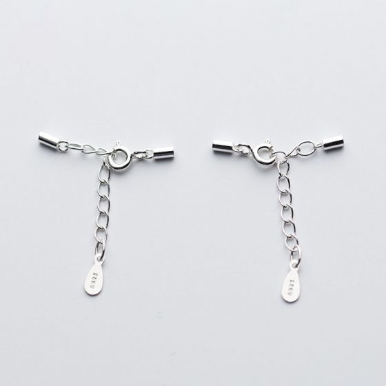 Cadena simple de la extensión de Waterdrop de la plata esterlina del Waterdrop 925 simples para la pulsera del collar