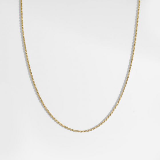 Minimalism Twisted 925 Sterling Silver Necklace