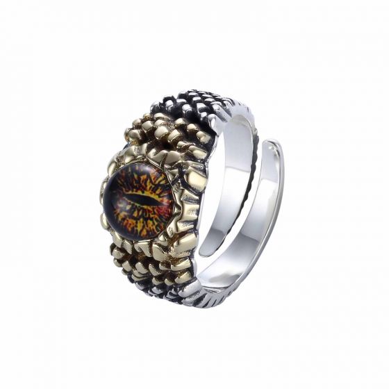 Винтажное кольцо из серебра 925 пробы с регулируемым диаметром