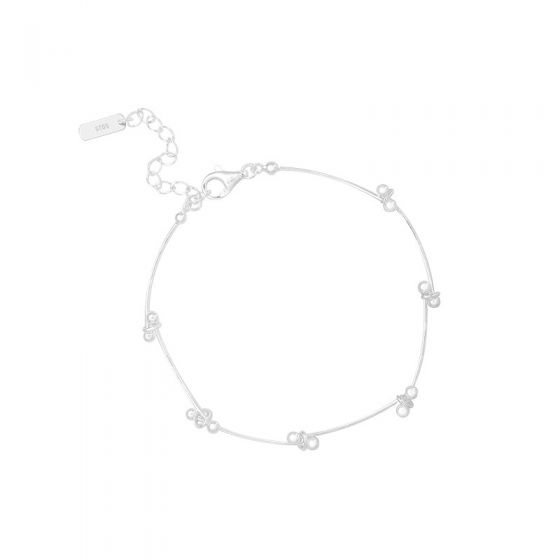 Girl Bead Charm Link Cross 925 Sterling Silver Bracelet