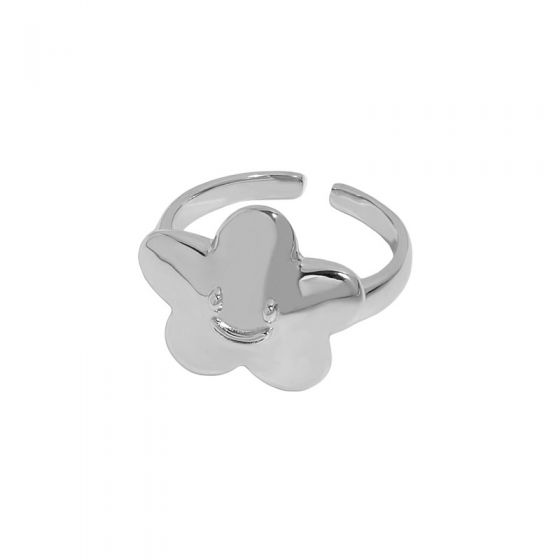 Cute Cloud Smile 925 Sterling Silver Adjustable Ring