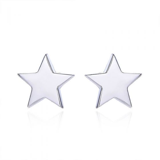 Casual Cute Mini Star 925 Sterling Silver Stud Earrings
