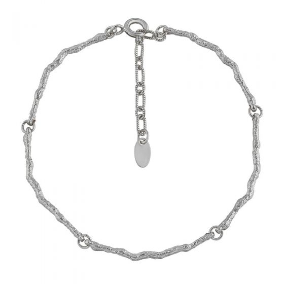 Modern Irregular Branch 925 Sterling Silver Bracelet
