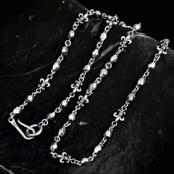 Men's Fashion Anchor 925 Sterling Silver Curb Necklace