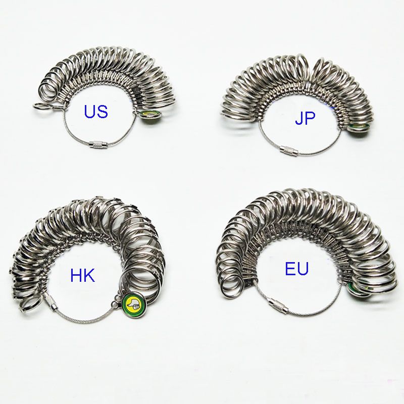 Ring Gauges Finger Sizer Measuring Ring Tool US EU JP Size $7.59 For Sale  [categories]