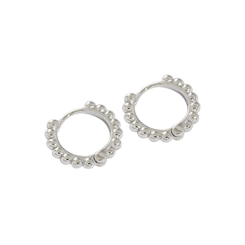 Jewellery Earrings Hoop Earrings Really gorgeous beaded silver hoop earrings. 