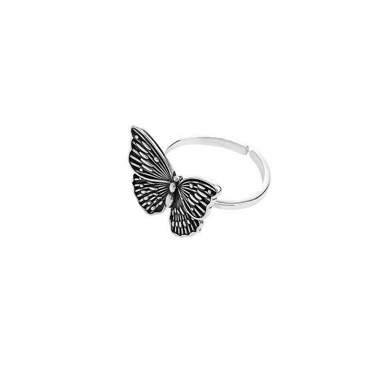 Sterling Silver Butterfly Ring 11mm 