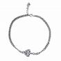 New Vintage Hollow Crown Ethnic Style 925 Silver Bracelet Gift