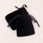Fashion Black Velvet Jewelry Pouch 8*10cm