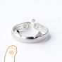 Anillo ajustable Cat Paw Cute 925 Sterling Silver