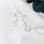 Lady Classic Hollow Hearts 925 Silver Studs Earrings