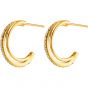 Fashion CZ Hook 925 Sterling Silver Hoop Earrings
