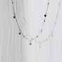 Girl CZ Beads 925 Sterling Silver Choker Necklace
