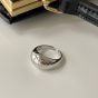 Simple Smooth 925 Sterling Silver Adjustable Ring
