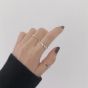 Minimalism Geometric Twisted 925 Sterling Silver Ring