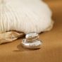 Nuevo anillo ajustable de plata de ley 925 exclusivo de Waterdrop
