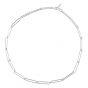 Fashion Hollow Chian 925 Sterling Silver Choker Necklace