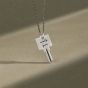 Vintage Only You Letters Key 925 Sterling Silver Necklace