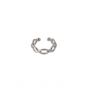 Masculine Hollow Chain 925 Sterling Silver Non-Pierced Earring(Single)