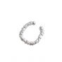 Irregular Circle925 Sterling Silver Non-Pierced Earring(Single)