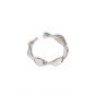 Simple Mobius Twist 925 Sterling Silver Adjustable Ring
