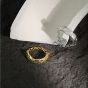 Модное кольцо с нерегулярной цепочкой из стерлингового серебра 925 пробы