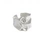 Simple Irregular Bump 925 Sterling Silver Adjustable Ring