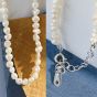 Fashion Baroque Freshwater Pearl 925 Sterling Silver Necklace