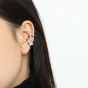 Simple Irregular 925 Sterling Silver Non-Pierced Earring(Single)