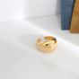 Регулируемое кольцо из стерлингового серебра 925 пробы с геометрией Минимализм