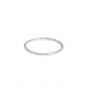 Регулируемое кольцо из стерлингового серебра 925 пробы с неправильной поверхностью в стиле минимализм