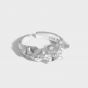 Fashion Irregular Rugged 925 Sterling Silver Adjustable Ring