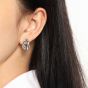 Minimalism Irregular Circle 925 Sterling Silver Stud Earrings