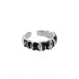 Fashion Snakelike 925 Sterling Silver Adjustable Ring
