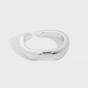 Minimalism Hollow Geometry 925 Sterling Silver Adjustable Ring