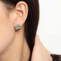 Geometry Rectangle Strips 925 Sterling Silver Stud Earrings