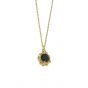 Ожерелье Lady Black CZ Bubble Flower из стерлингового серебра 925 пробы