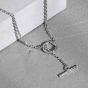 Holiday OT Buckle 925 Sterling Silver Chain Necklace