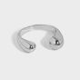 Minimalism Waterdrop 925 Sterling Silver Adjustable Ring