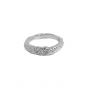 Simple Irrgular CZ 925 Sterling Silver Ring