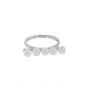 Party Shell Pearl Lines 925 Sterling Silver Adjustable Ring