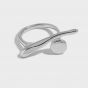 Office Irregular OT Shape 925 Sterling Silver Adjustable Ring